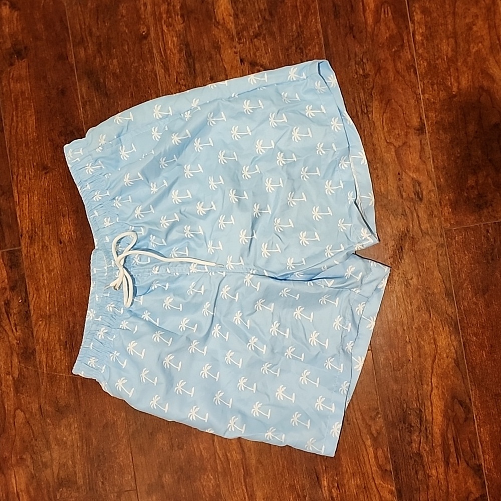 EUC SHEIN lined swim trunks with pockets